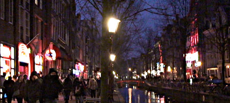 Le quartier rouge de nuit Le quartier rouge de nuit