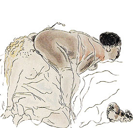 Anilinctus lesbien - Dessin attribué à Vertes Anilinctus lesbien - Dessin attribué à Vertes