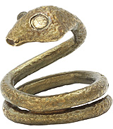 Bira - helmet en bronze de chez Rosebuds Bira - helmet de chez Rosebuds
