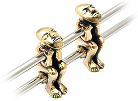 Holder - Ballring- entrave pour testicules en bronze et acier Holder - entrave pour testicules en bronze et acier - Rosebuds