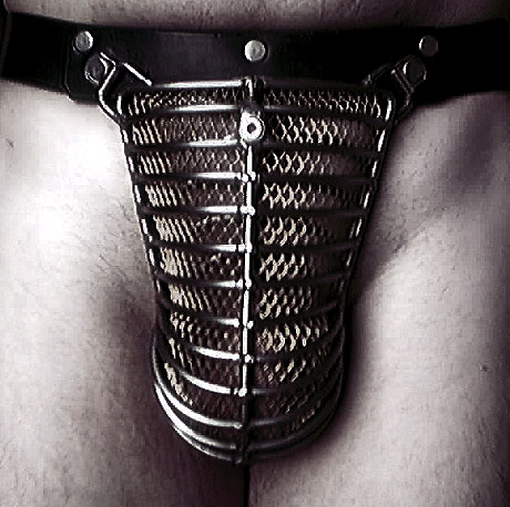 String cage grillag&eacute;e de chastet&eacute;