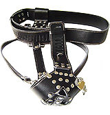 Ceinture de chastet&eacute; pour homme en cuir