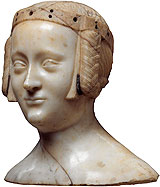 Marie de France - buste de Jean de Li&egrave;ge - circa 1381