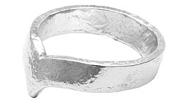 cockring en bronze argent&eacute; Crown de chez Rosebuds