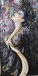 Christophe Kro - hommage Bilal 2 - acrylique sur Canson Christophe Kro - hommage Bilal 2 - acrylique sur Canson