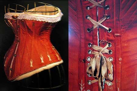 Corset mod&egrave;le anglais 1879 - 1880 