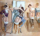 punition &agrave; l_&eacute;cole - dessin anonyme 