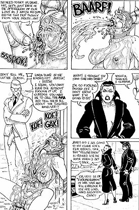 Em&eacute;tophilie ou douche romaine - dessin de Preston