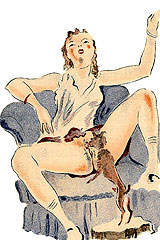 Zoophilie ludique - dessin de Rojan