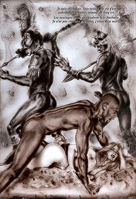dessin &eacute;rotique - Alain Fr&eacute;tet