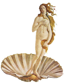 Naissance de V&eacute;nus -d&eacute;tail
