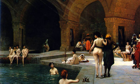 La Grande Piscine de Brousse -1885 - Jean-L&eacute;on G&eacute;r&ocirc;me 