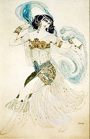 Salom&eacute; -Danse des 7 voiles - L&eacute;on Bakst 1908