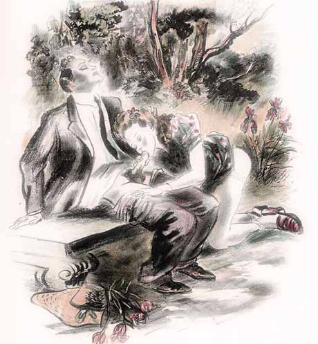 fellation - dessin &eacute;rotique Saint Andr&eacute;
