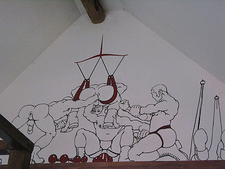 La Fistini&egrave;re - fresque dans la Chapelle Fistine