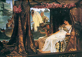 Cl&eacute;op&acirc;tre et Marc Antoine - Alma Tadema