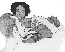 guide tabou de la fellation - illustration Kevin H&eacute;rault