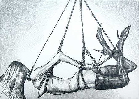Philfri - dessin f&eacute;tichiste bondage 