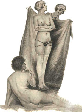 dessin &eacute;rotique Reunier - d&eacute;tail