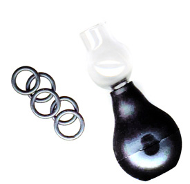 poire &agrave; t&eacute;ton et anneaux
