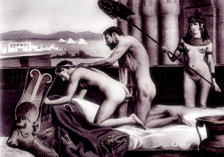 Sc&egrave;ne de sodomie - Edouard Henri Avril