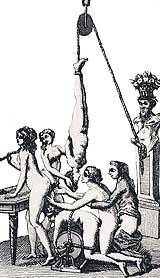 illustration &eacute;dition hollandaise des oeuvres de Sade - 1789  