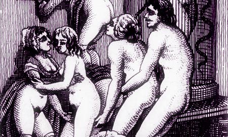 illustration &eacute;dition hollandaise des oeuvres de Sade - 1789  