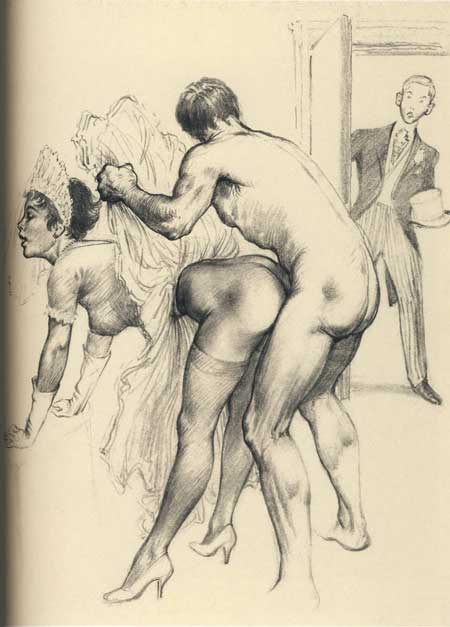 dessin &eacute;rotique de Tom Poulton