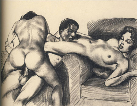 dessin &eacute;rotique de Tom Poulton
