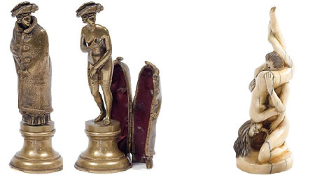 bronze et ivoire &eacute;rotiques - Vente Erotica 